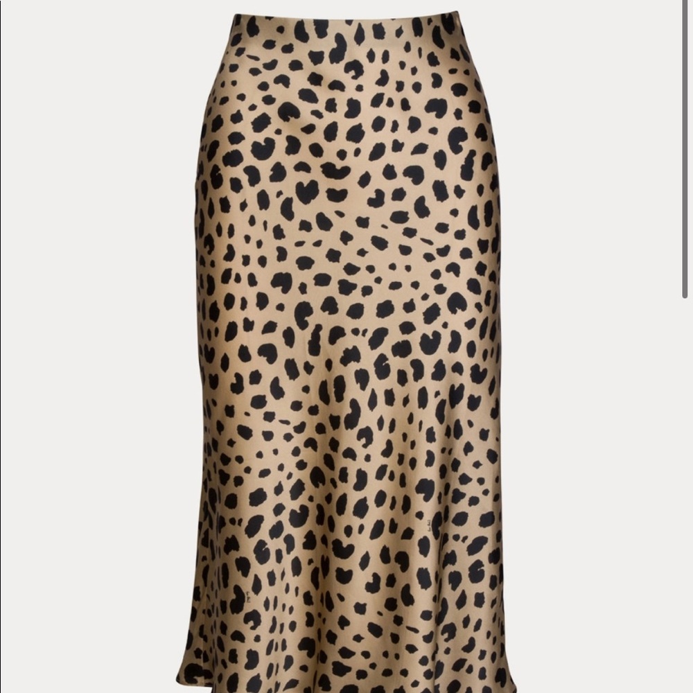 Realisation Par Naomi Cheetah Midi Skirt, Wild Things Size XS